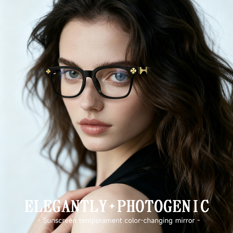 2026 New Women's Oversized Fra - Gaming Glasses Blue 评论和价格