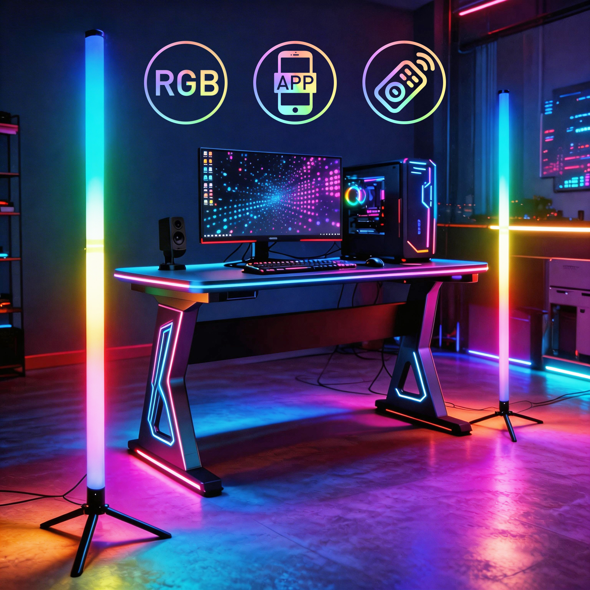 RGB LED Gaming Atmosphere Ligh - Esports Gaming Remote 评论和价格