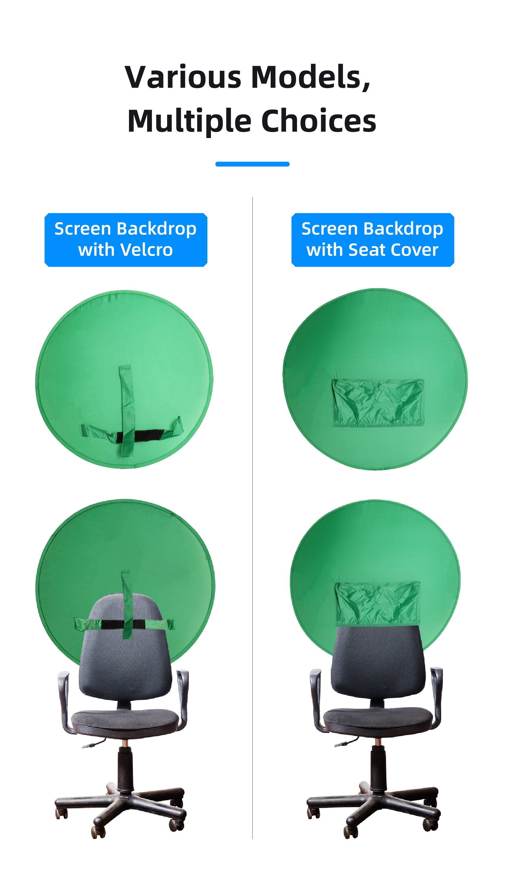 RF08 Game Live Chromakey 2in1  - Green Screen Collapsible 评论和价格