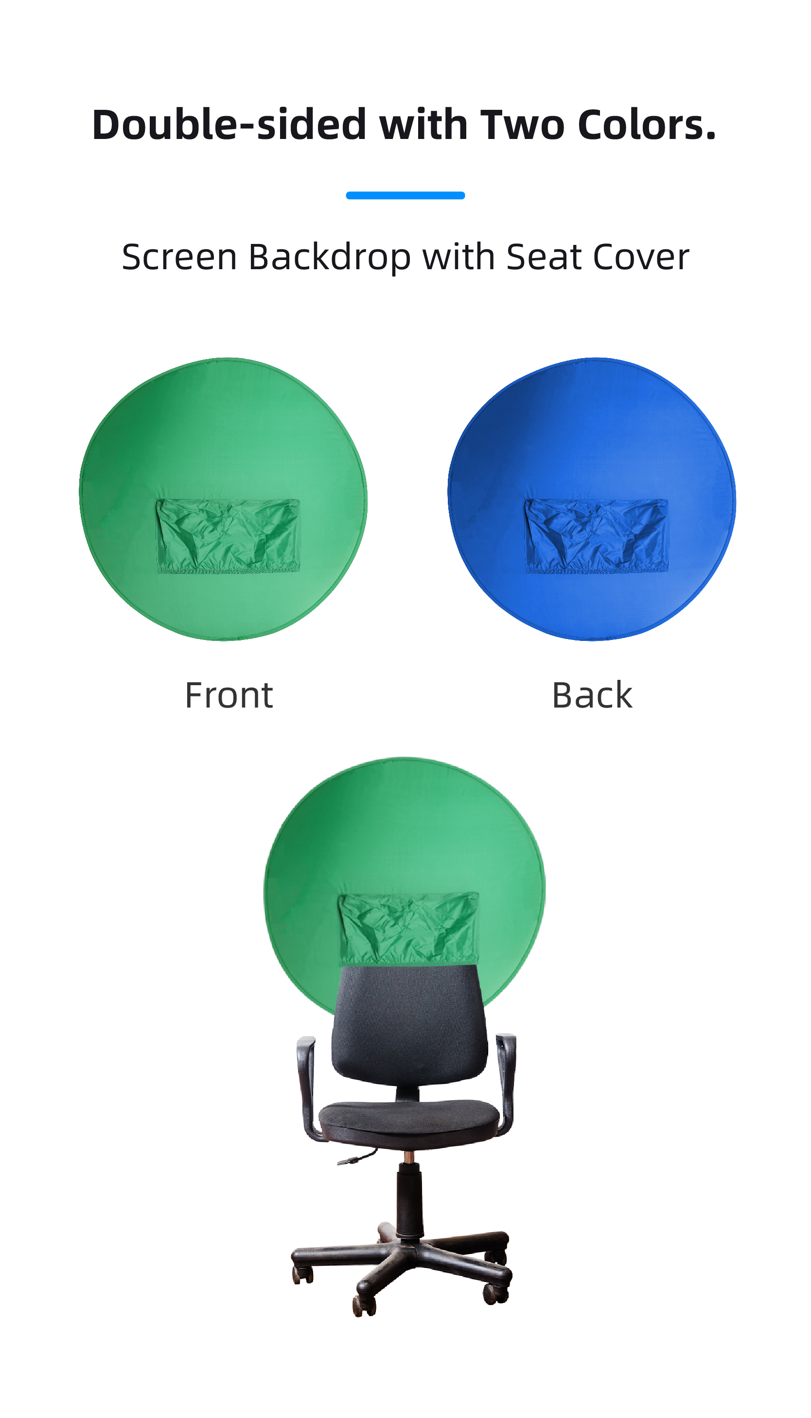 RF08 Game Live Chromakey 2in1  - Green Screen Collapsible 评论和价格
