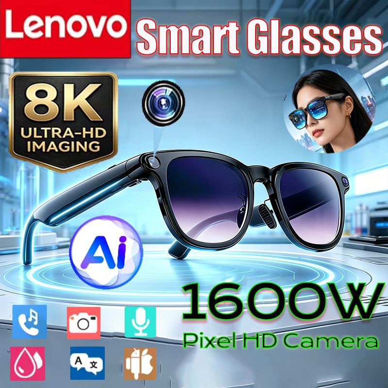 Lenovo 8K 1600MP Smart Glasses - Gaming Glasses Blue 评论和价格