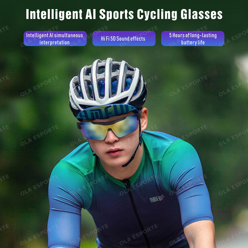 Smart Cycling Glasses Men Blue - Esports Gaming Remote 评论和价格