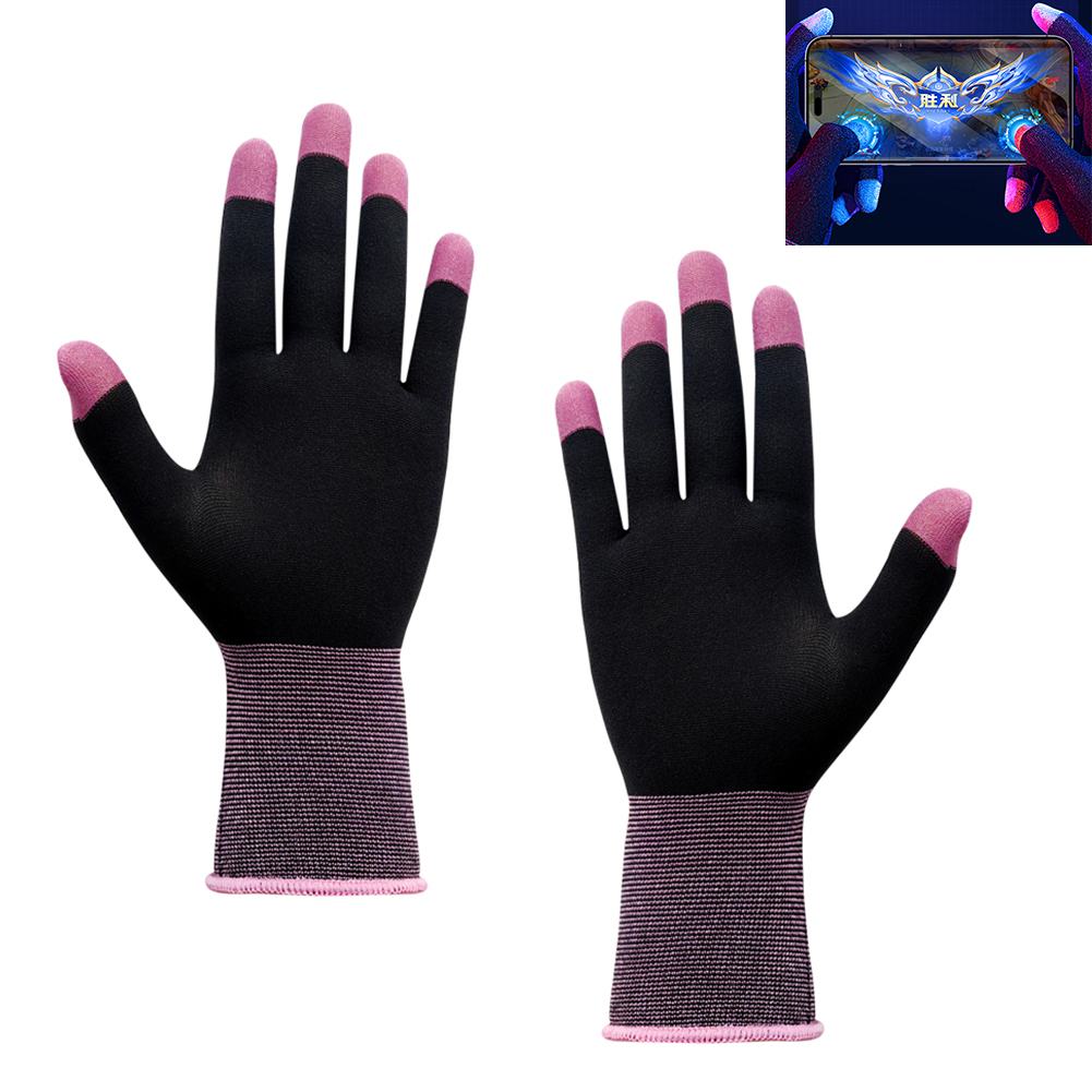 1 Pair Five-Finger Gloves High - Esports Gaming Finger Sleeve 评论和价格