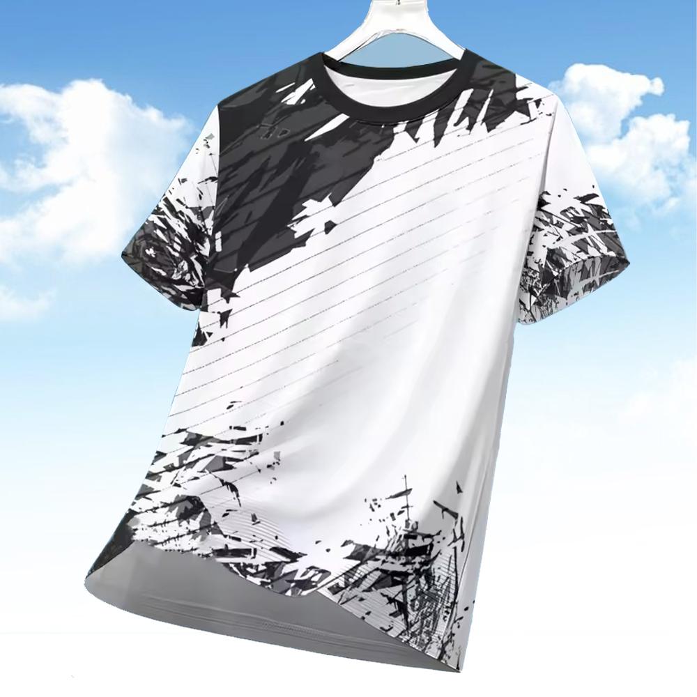 Men's 3D Geometry Print Short- - Esports Gaming Top 评论和价格