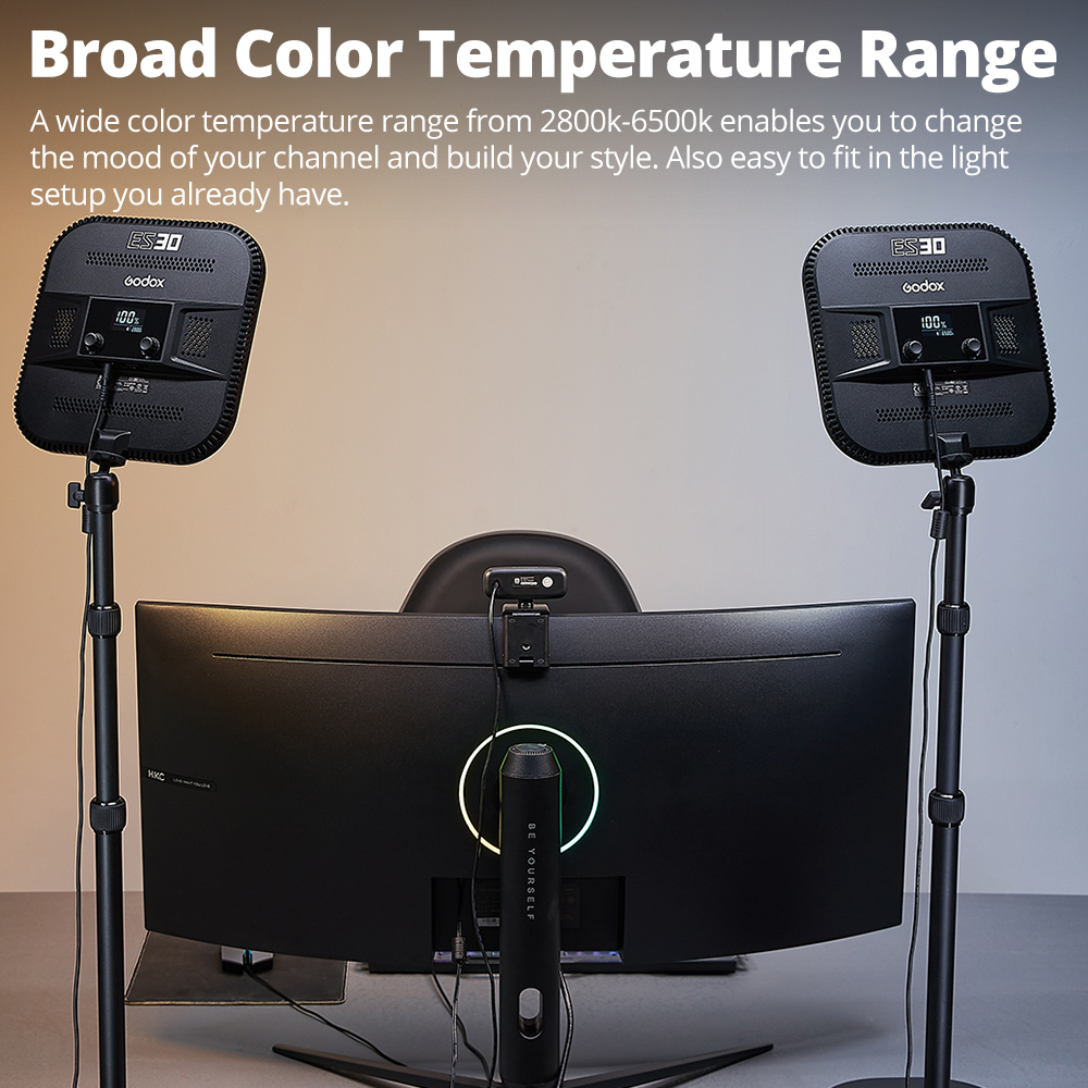 Godox ES30 E-sports LED Light  - Esports Gaming Video 评论和价格