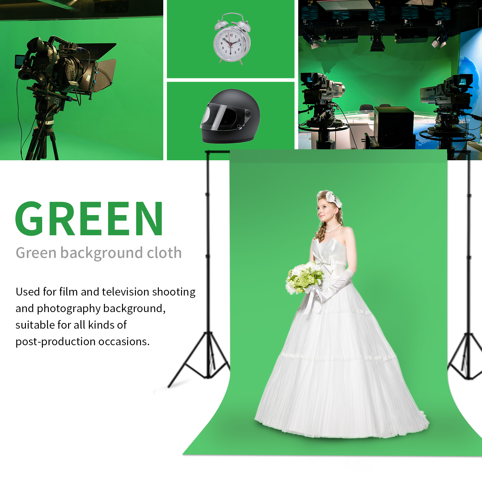 Selens Green Screen Backdrop C - Green Screen Collapsible 评论和价格