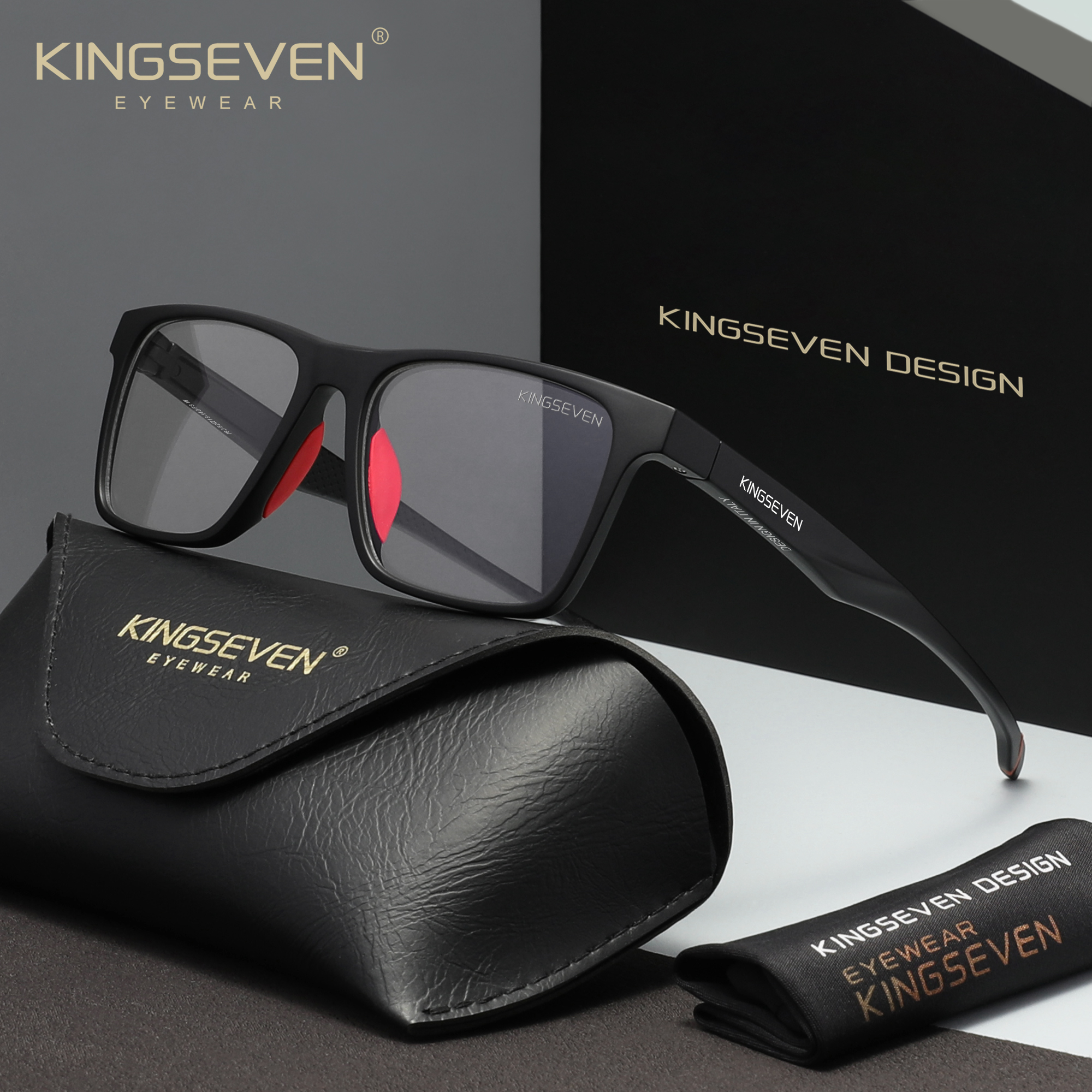 KINGSEVEN Anti-Blue Ray Large  - Gaming Glasses Blue 评论和价格