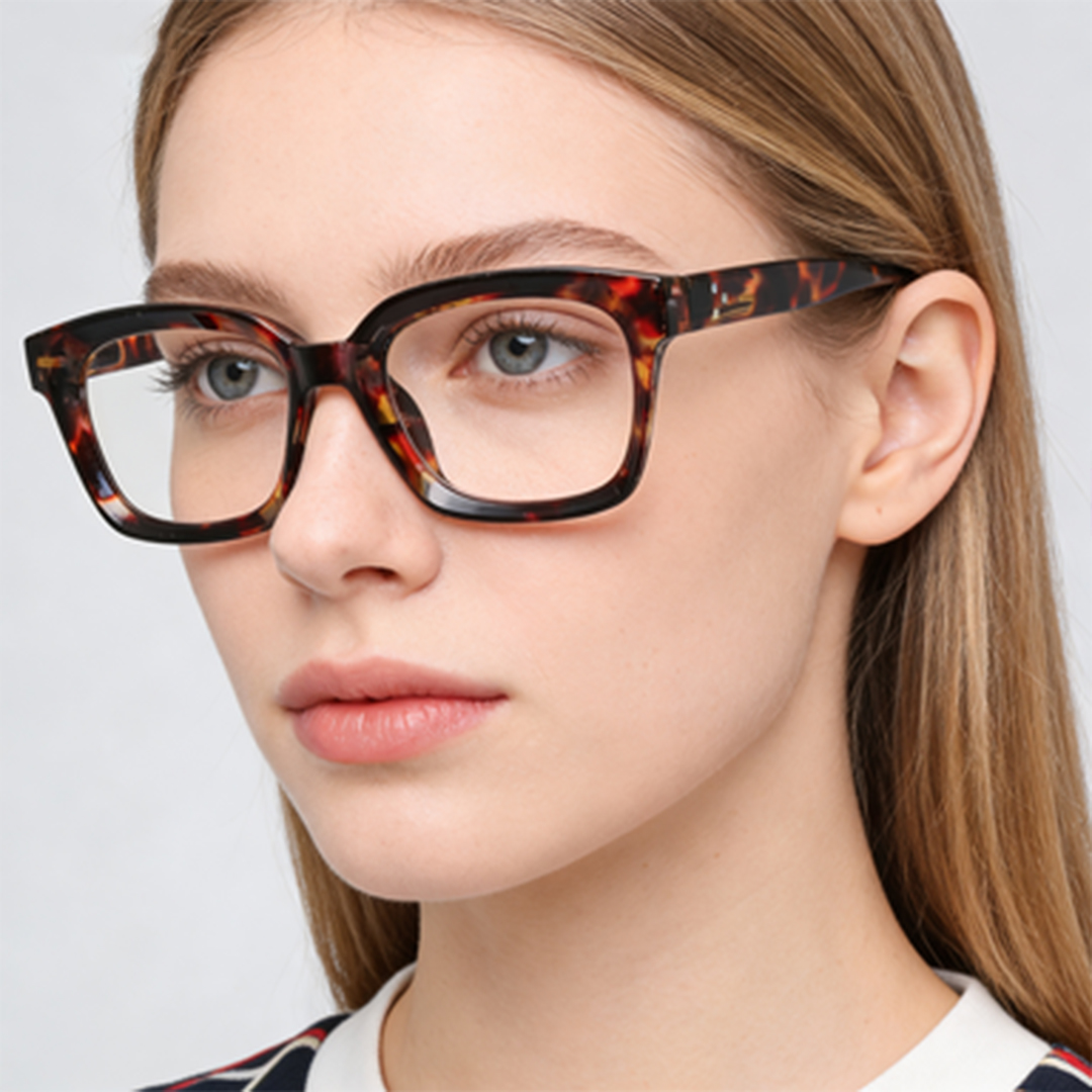 1pc Retro Large Frame Blue Lig - Gaming Glasses Blue 评论和价格