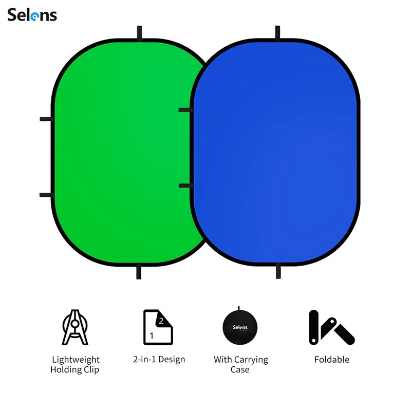 Selens New Collapsible Portabl - Green Screen Collapsible 评论和价格