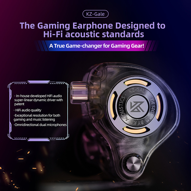 KZ Gale In-Ear Gaming Earphone - Esports Gaming Bar 评论和价格