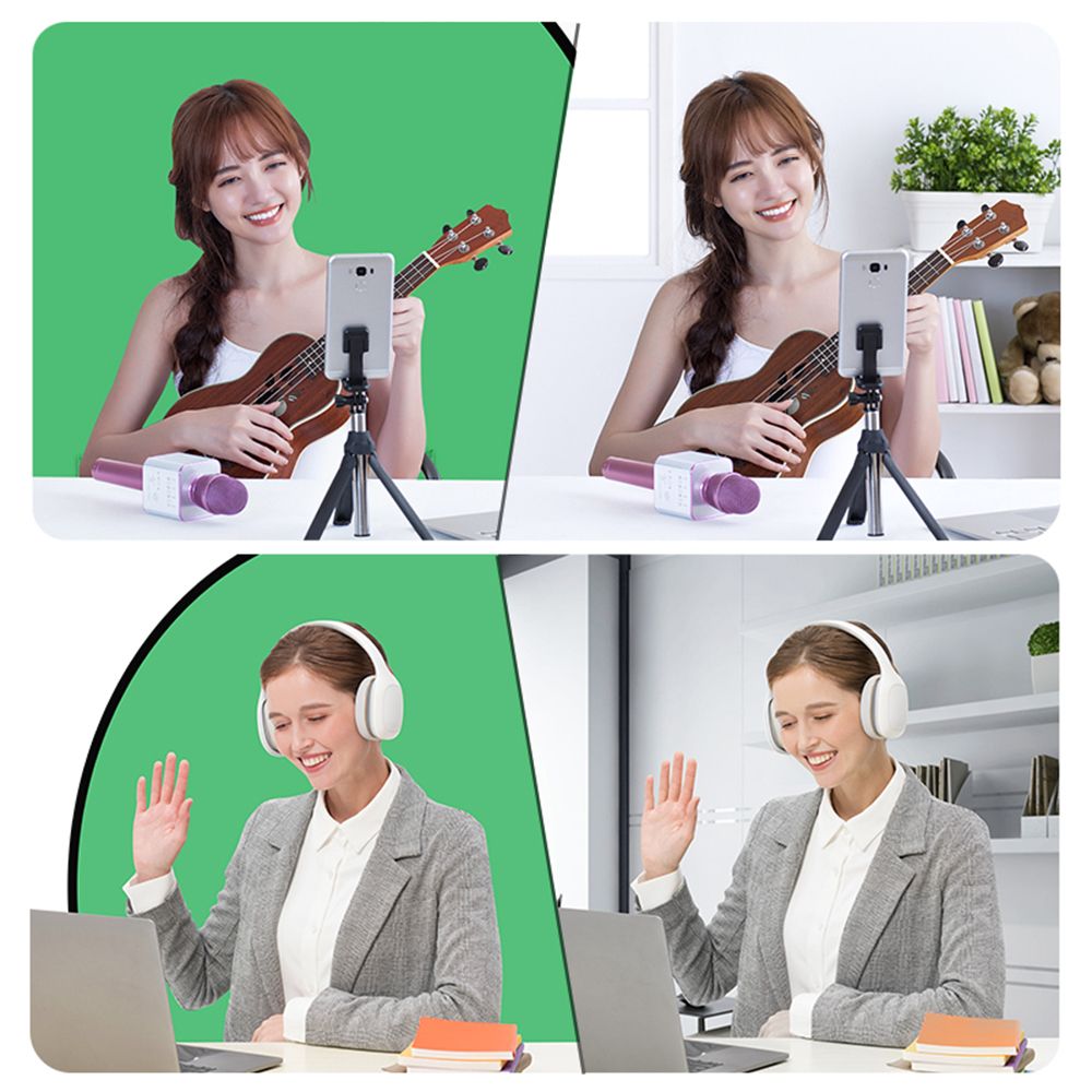 Portable Chromakey Photography - Green Screen Collapsible 评论和价格