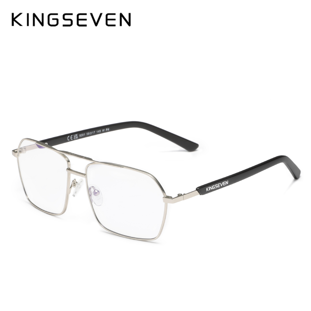 KINGSEVEN Rectangle Anti-Blue- - Gaming Glasses Blue 评论和价格