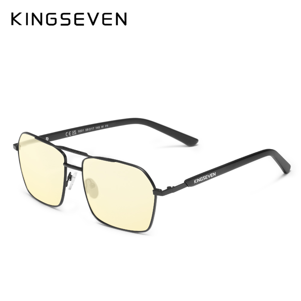 KINGSEVEN Rectangle Anti-Blue- - Gaming Glasses Blue 评论和价格