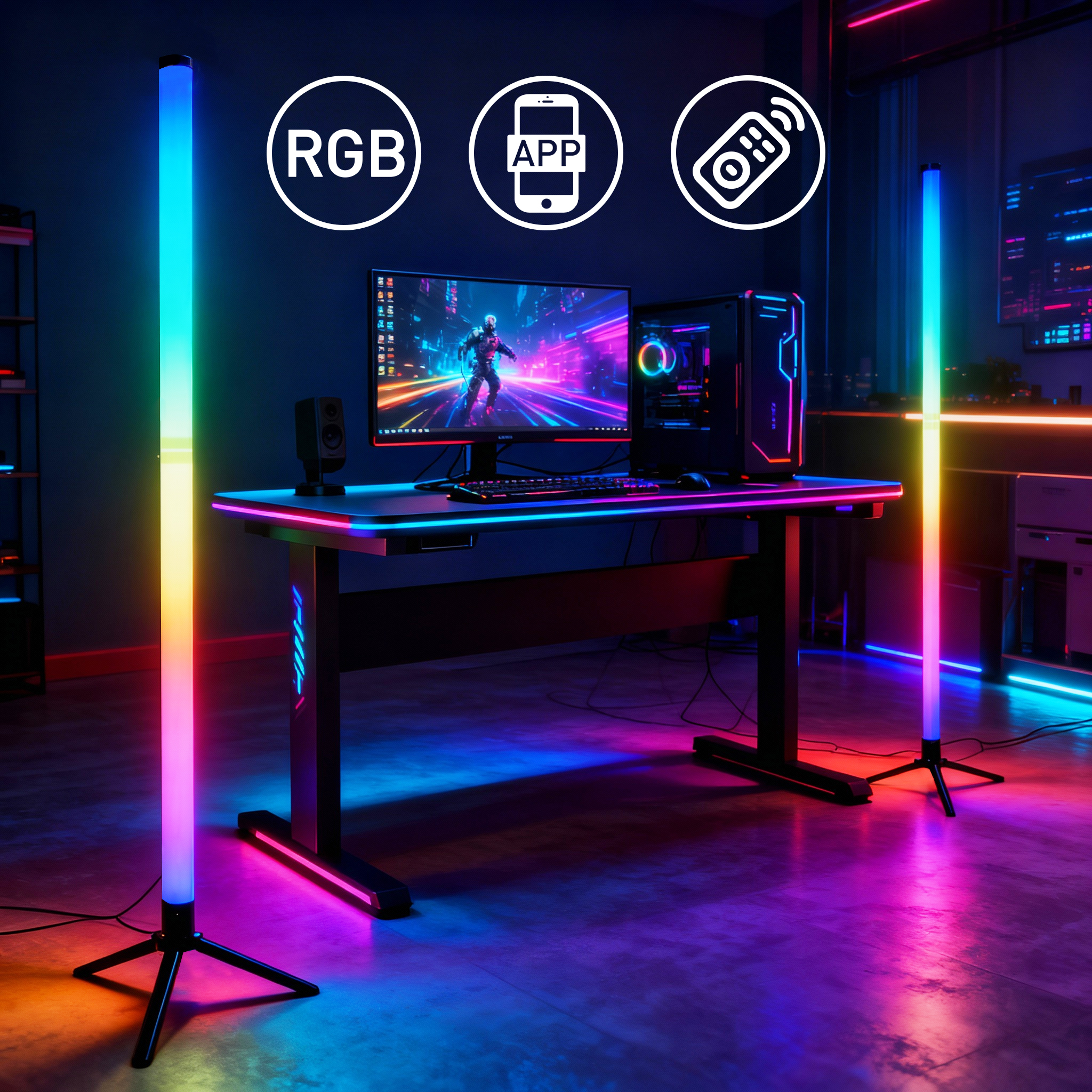 LED RGB Gaming Atmosphere Ligh - Esports Gaming Remote 评论和价格