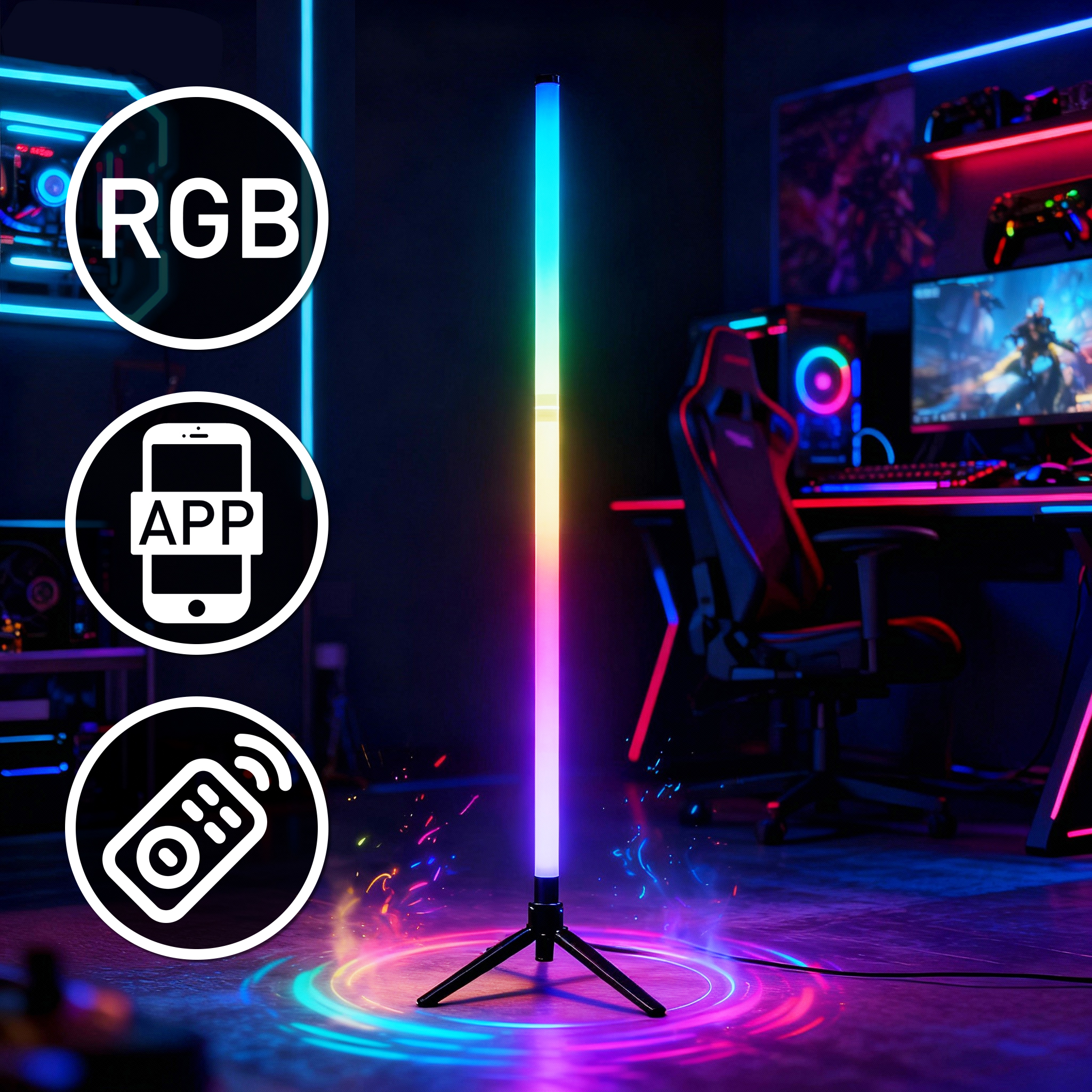 LED RGB Gaming Atmosphere Ligh - Esports Gaming Remote 评论和价格