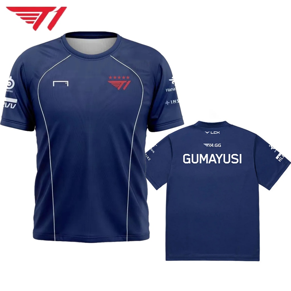 T1 Esports Jersey – Navy Blue  - Esports Gaming Logos 评论和价格