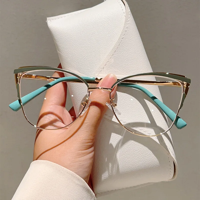 New Simple Metal Anti Blue Lig - Gaming Glasses Blue 评论和价格