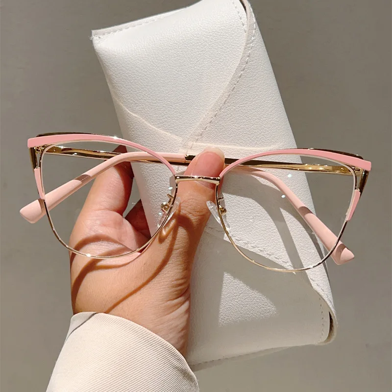New Simple Metal Anti Blue Lig - Gaming Glasses Blue 评论和价格