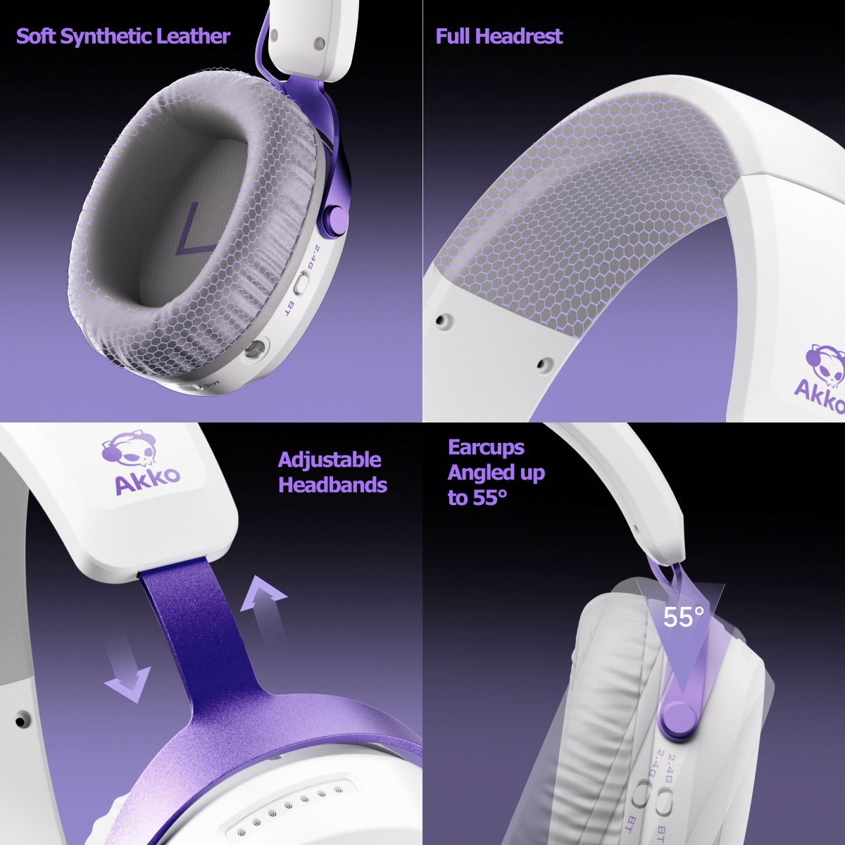 Akko GH300 Headset 7.1 Virtual - Esports Gaming Bar 评论和价格