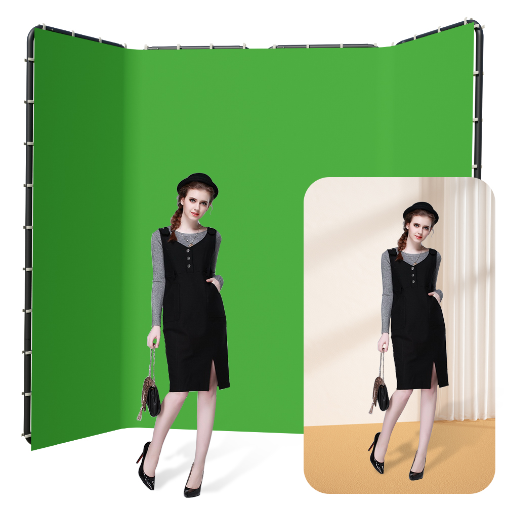 SH 240x400cm Background Stand  - Green Screen Collapsible 评论和价格
