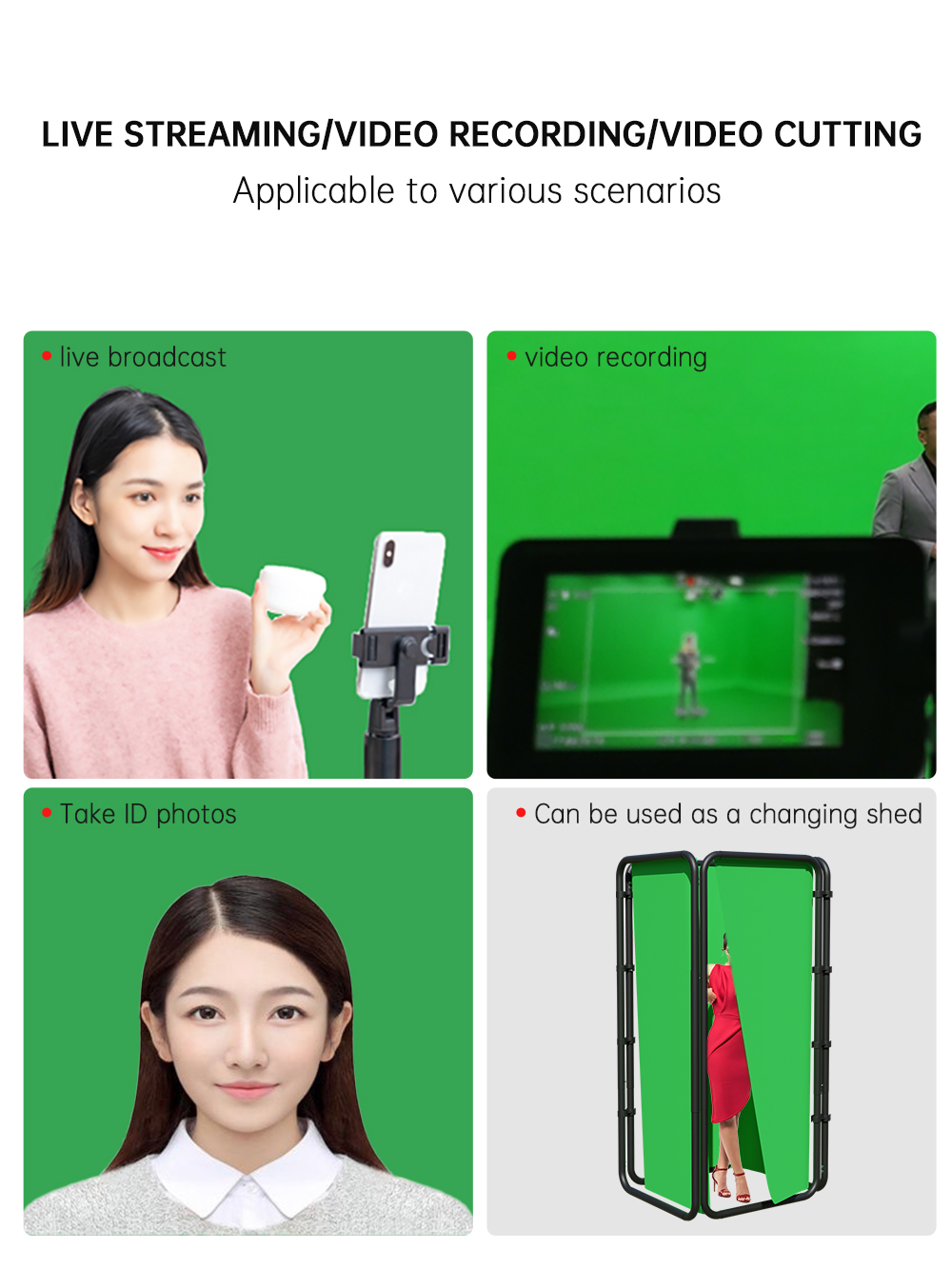 SH 240x400cm Background Stand  - Green Screen Collapsible 评论和价格