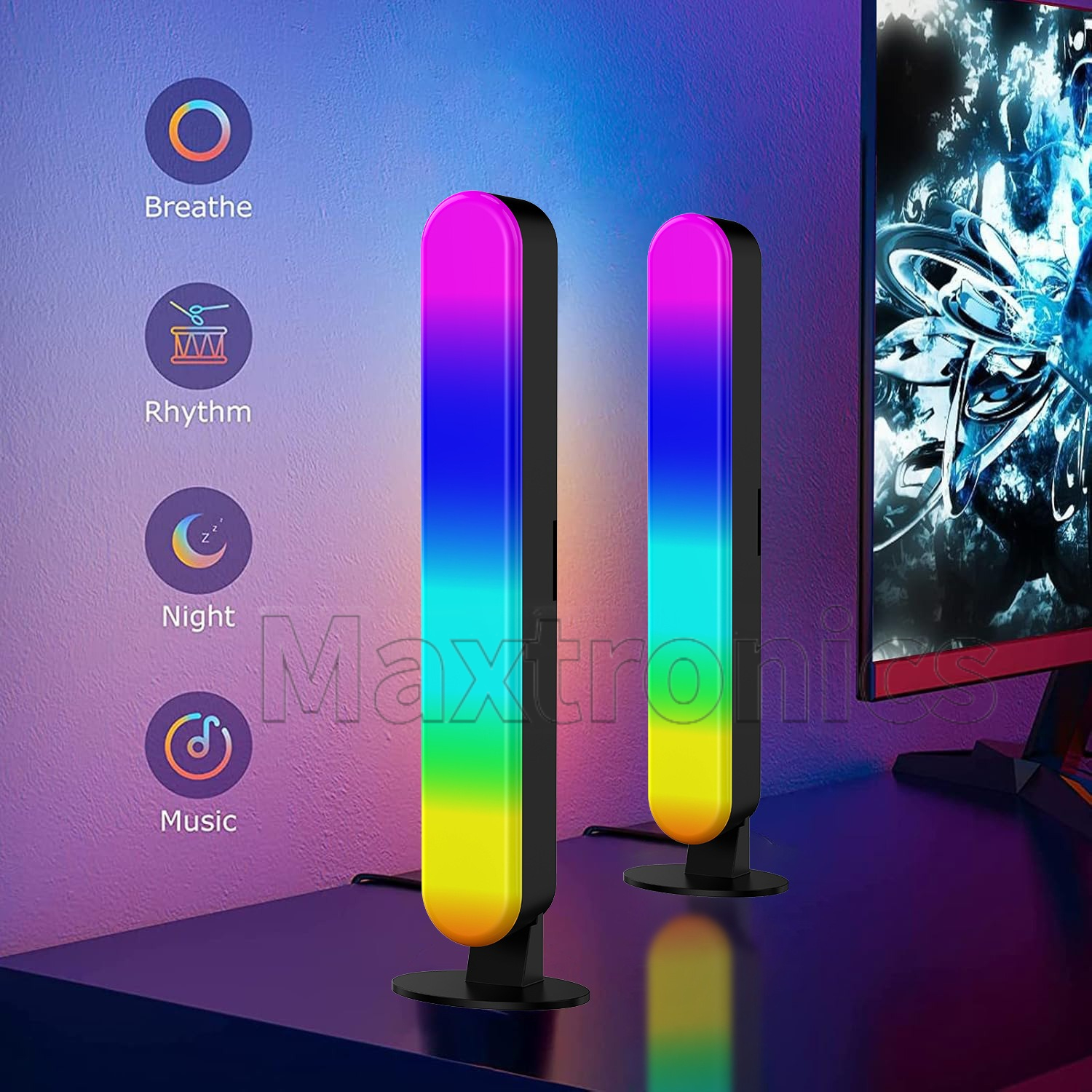 LED Music Pickup Light RGB Col - Esports Gaming Remote 评论和价格