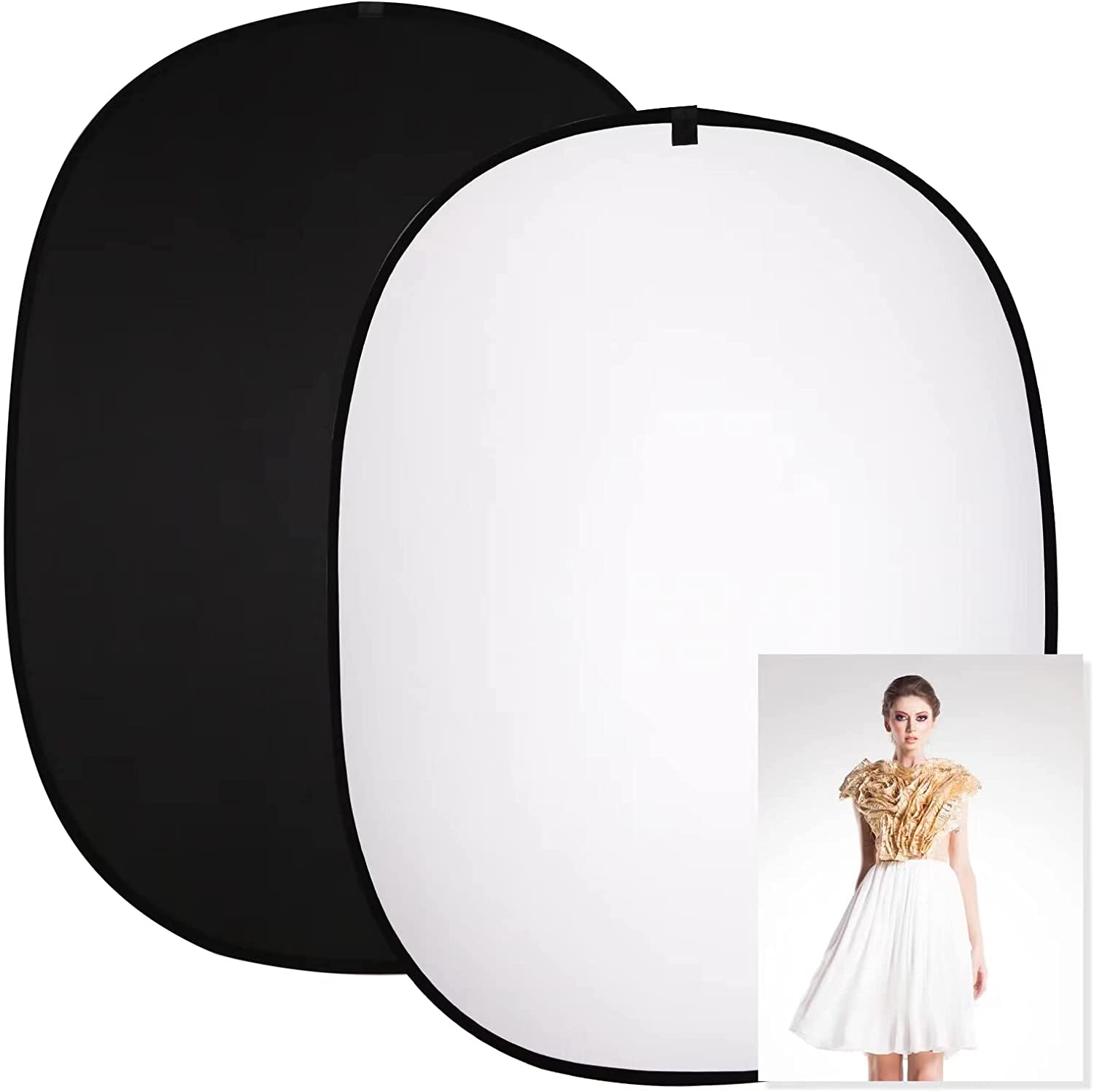 Photography Reflector Portable - Green Screen Collapsible 评论和价格